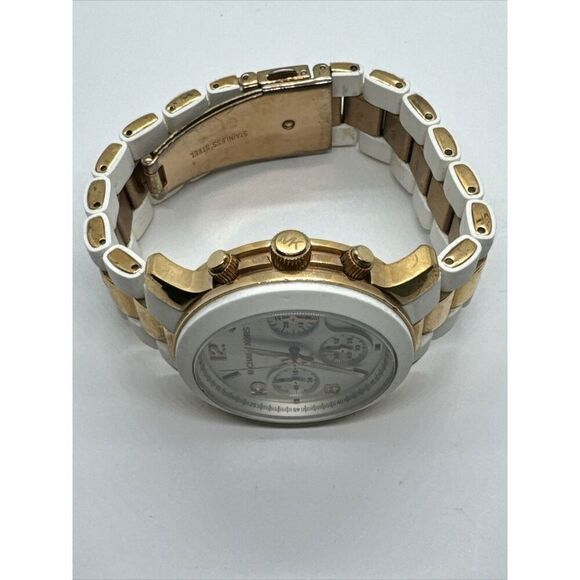 Michael Kors Runway MK5464 Women's Two-Tone Analog Dial Quartz Watch JNA798 - Picture 6 of 11